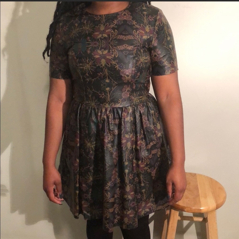 Asos genuine leather dress